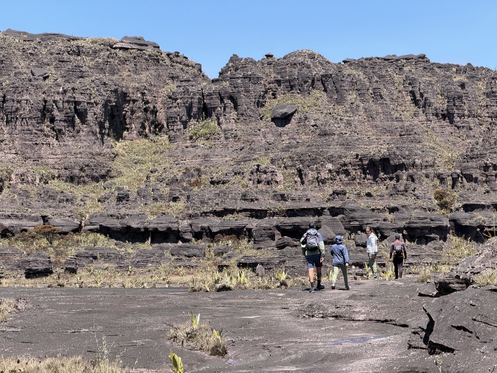 Trekking por el laberinto de roca negra del Roraima